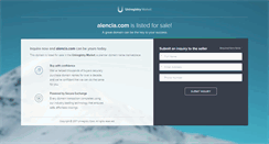 Desktop Screenshot of alencia.com